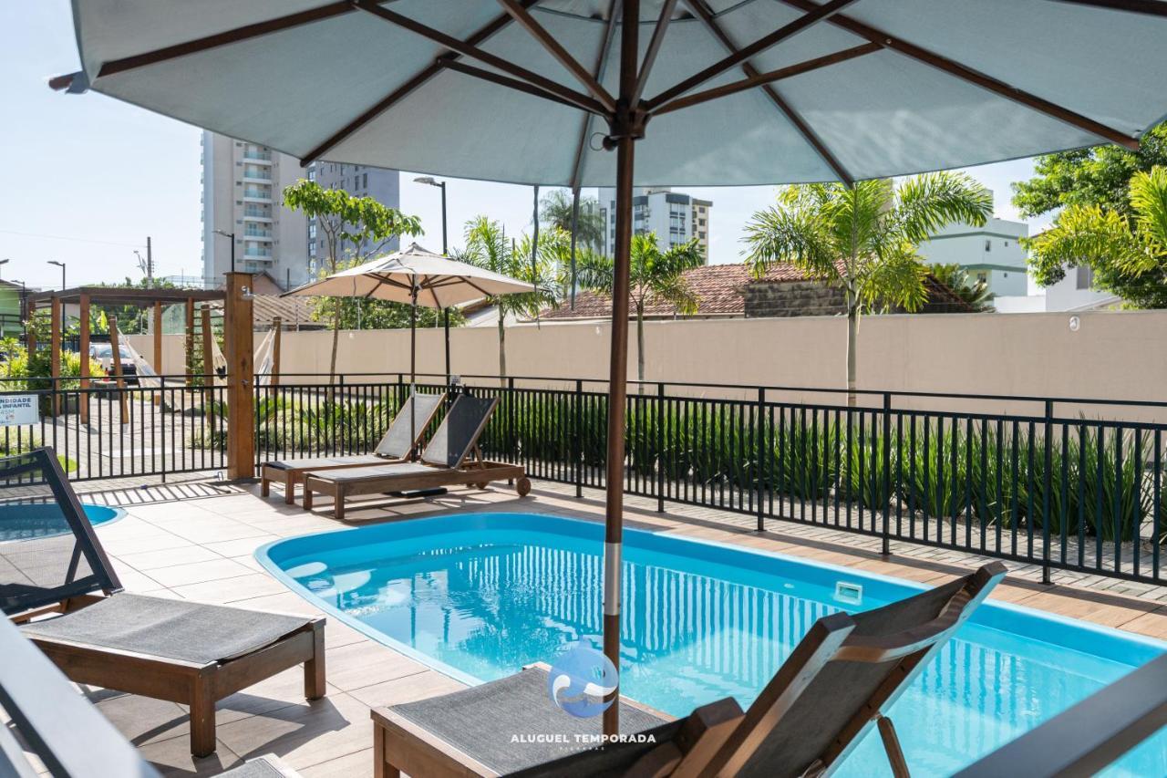 Apartamento Com Vista Mar, Ar-Condicionado, Wi-Fi Condominio Com Piscina, Quadra De Esportes Playground Infantil A 15 Minutos Do Beto Carreiro Piçarras Eksteriør billede