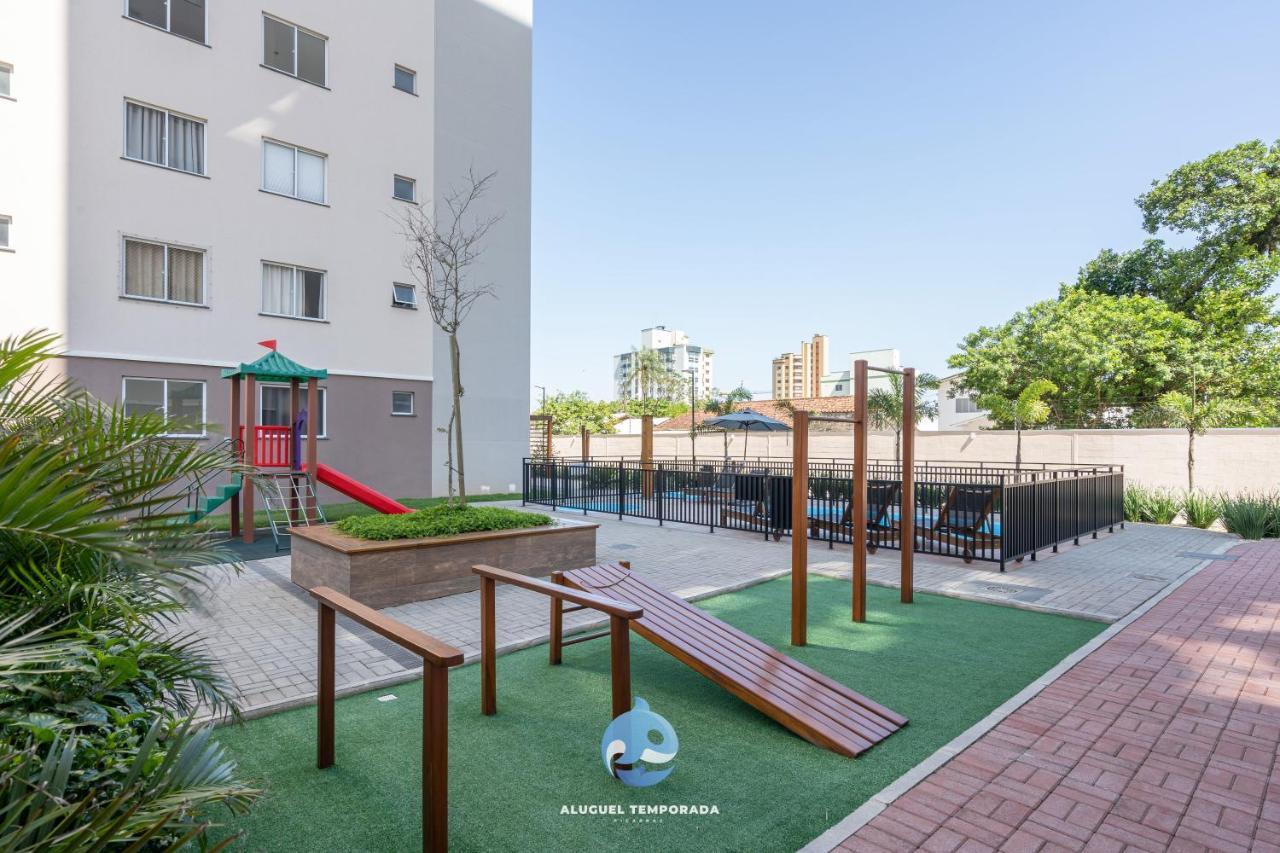 Apartamento Com Vista Mar, Ar-Condicionado, Wi-Fi Condominio Com Piscina, Quadra De Esportes Playground Infantil A 15 Minutos Do Beto Carreiro Piçarras Eksteriør billede
